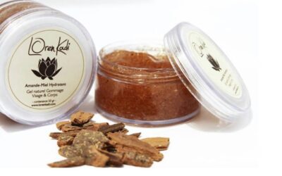 Le gommage amande miel hyper hydratant de chez LOREN KADI