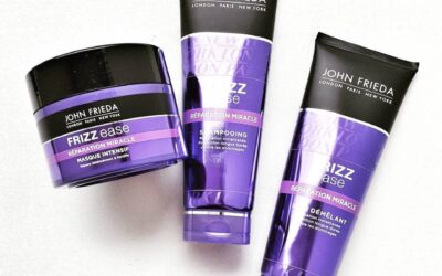La NOUVELLE RECETTE CAPILLAIRE de John Frieda QUI DOMPTE LES CHEVEUX ASSOIFFÉS ET INDISCIPLINÉS