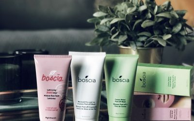BOSCIA, 3 masques visage en test